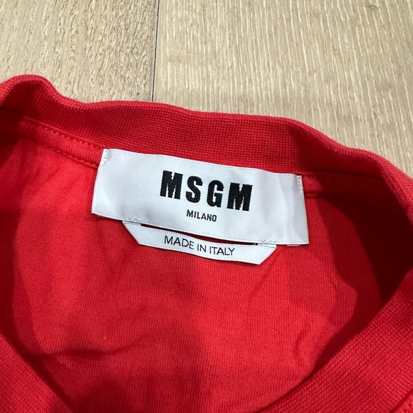 MSGM
Milano' Brush Logo Dress - Strawberry Red Size XS - Picture 9 of 9